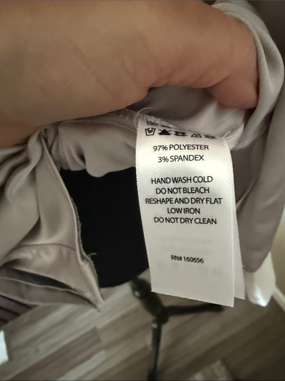 Rachel Zoe Silver Satin Button-Up Shirt - Picture 3 of 6